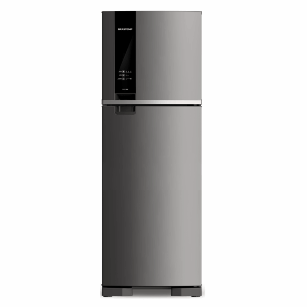 Geladeira Brastemp Frost Free Duplex 375 Litros Cor Inox com Espaço Adapt - BRM45JK