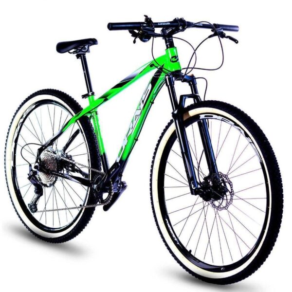 Bicicleta aro 29 Drais Revolution 12v Shimano Deore Grafite+vermelho 15