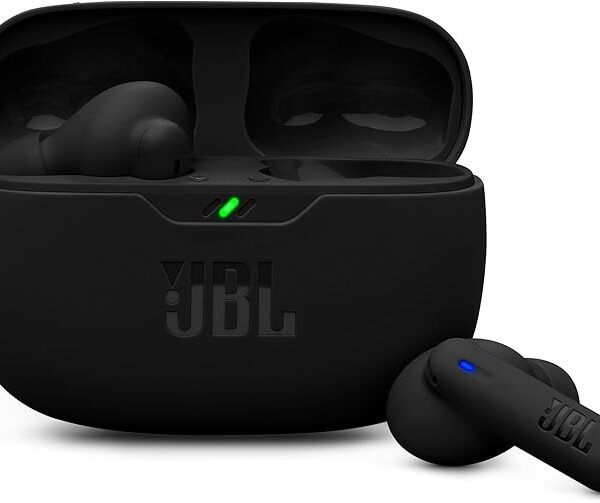Fone de Ouvido Sem Fio, JBL, Bluetooth, Wave Beam 2, Intra Auricular, Sem Fio, Resistente À Água e Poeira - Preto